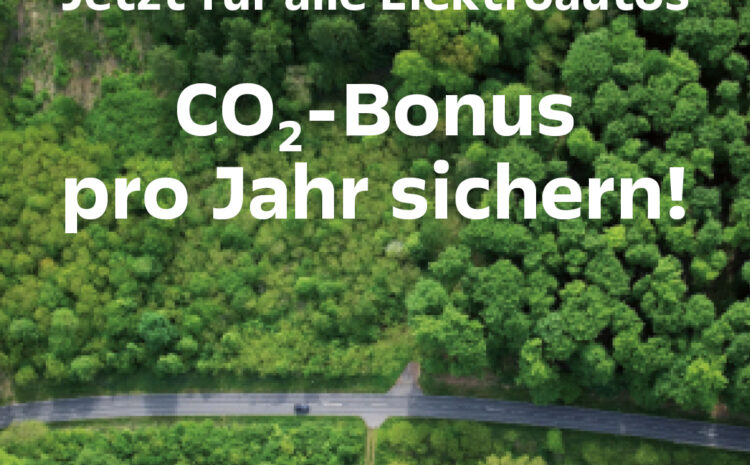  CO2-Bonus für e-Fahrzeuge