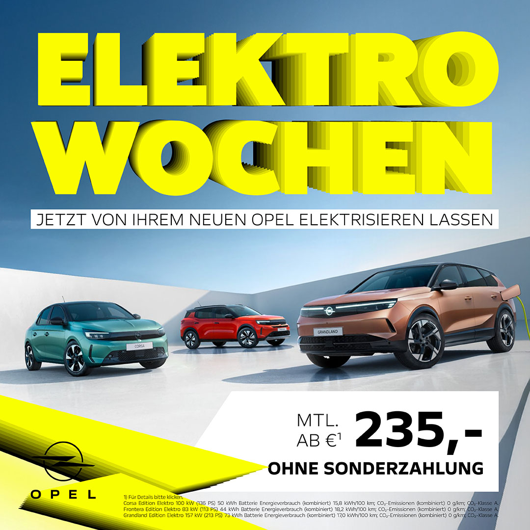 BEITRAGSBILD OPEL E WOCHEN