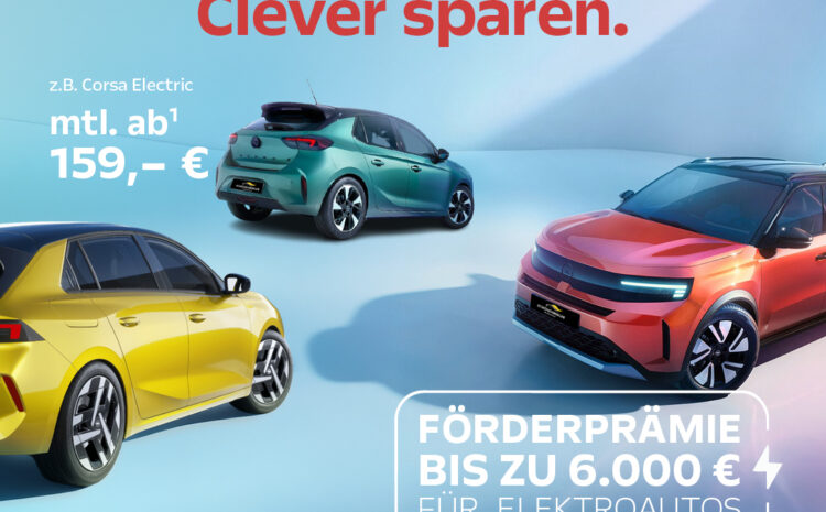  Opel E-Fahrzeug Föderprämie