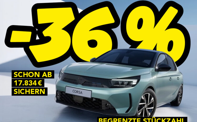  Opel Corsa Tageszulassung